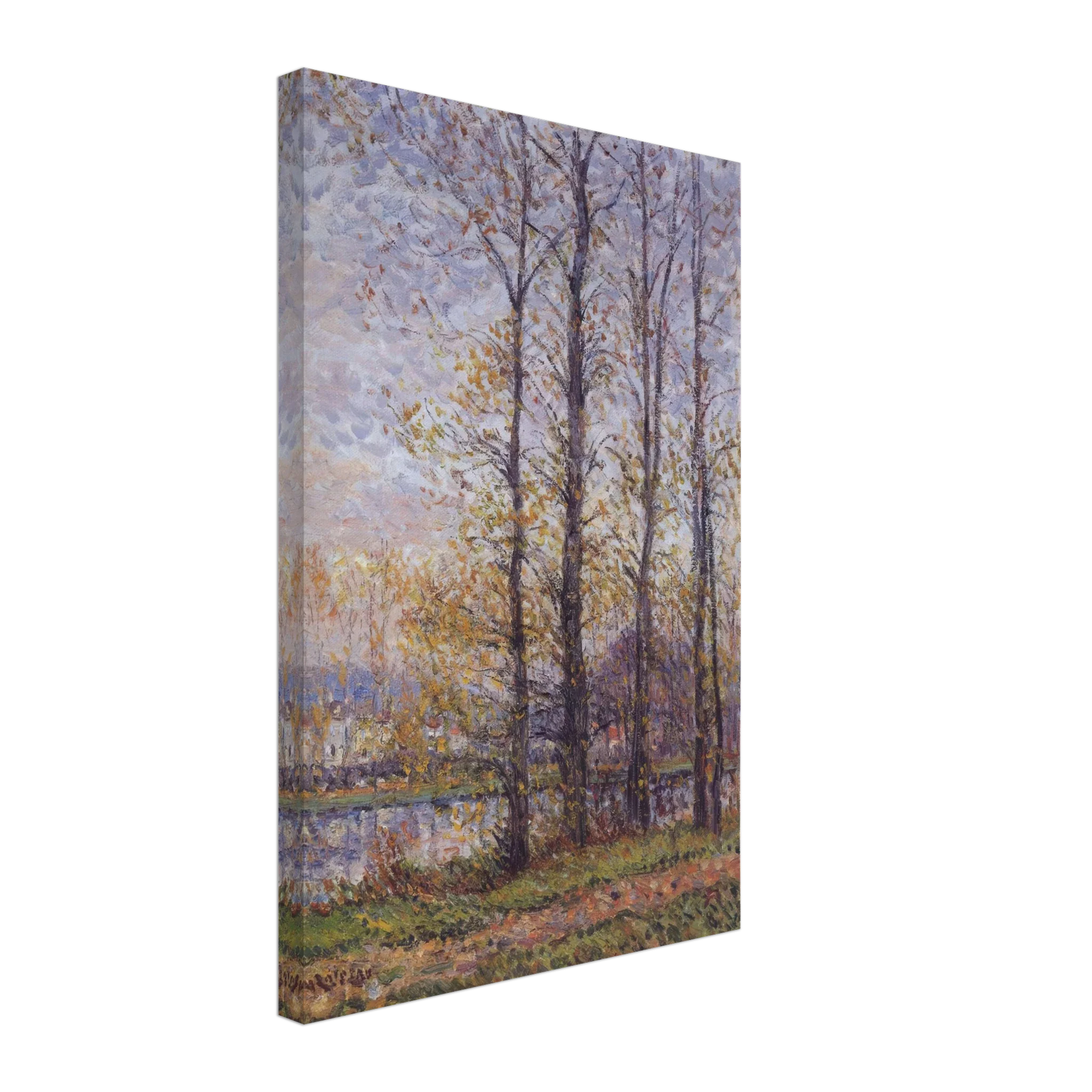 By the Oise at Precy by Gustave Loiseau — Framed art print at Zephyeer