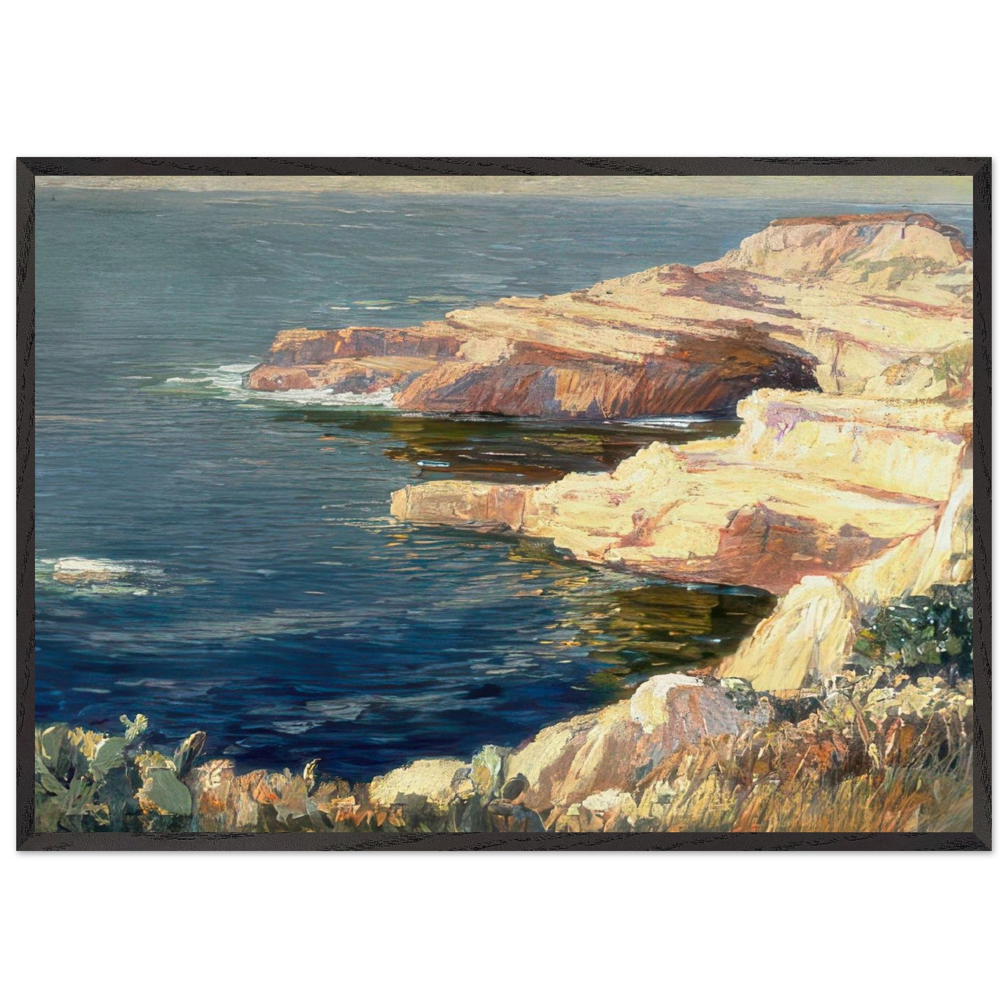 The Jeweled Shore by Benjamin Brown — Framed art print at Zephyeer