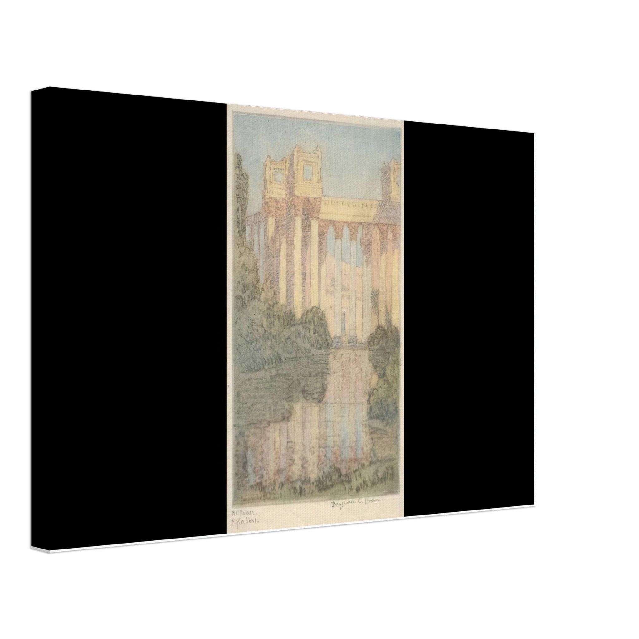 Art Palace Reflections by Benjamin Brown — Framed art print at Zephyeer