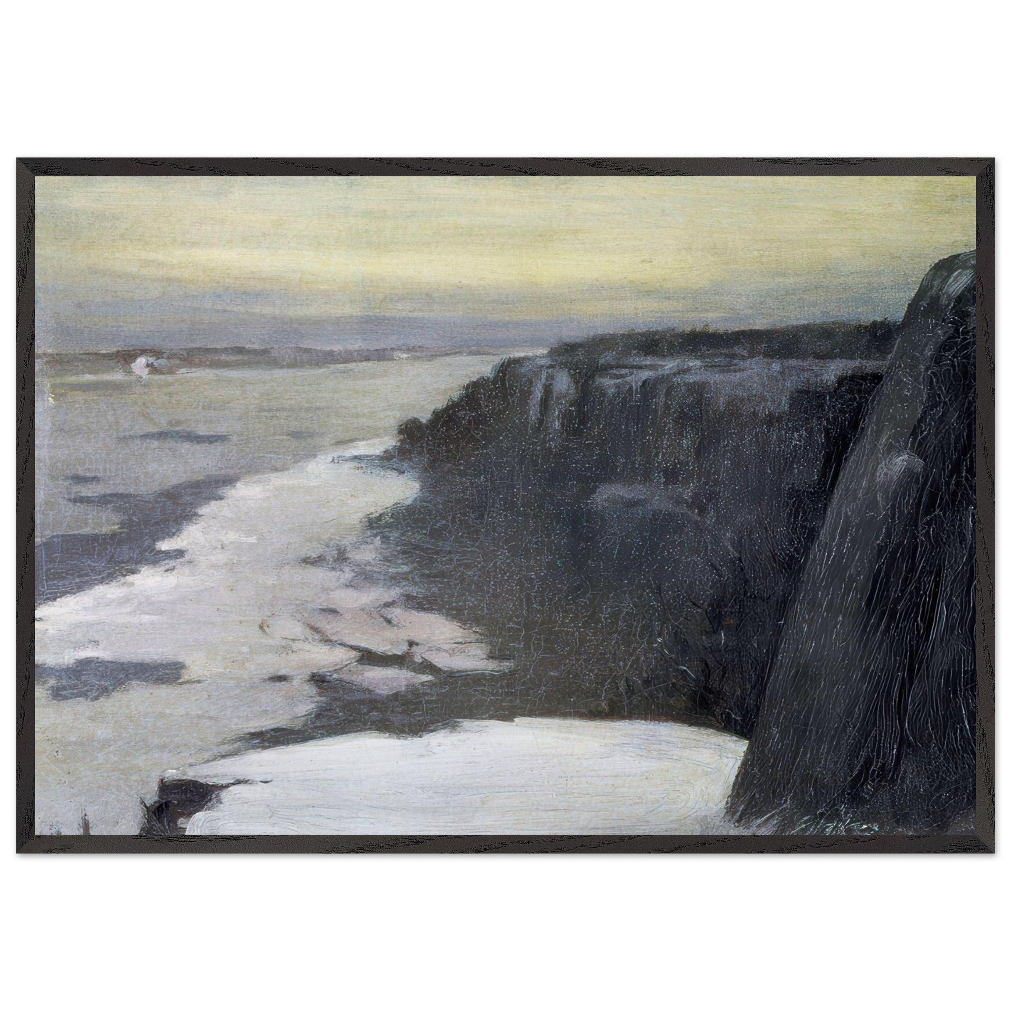 Upper Hudson by Robert Henri — Framed art print at Zephyeer