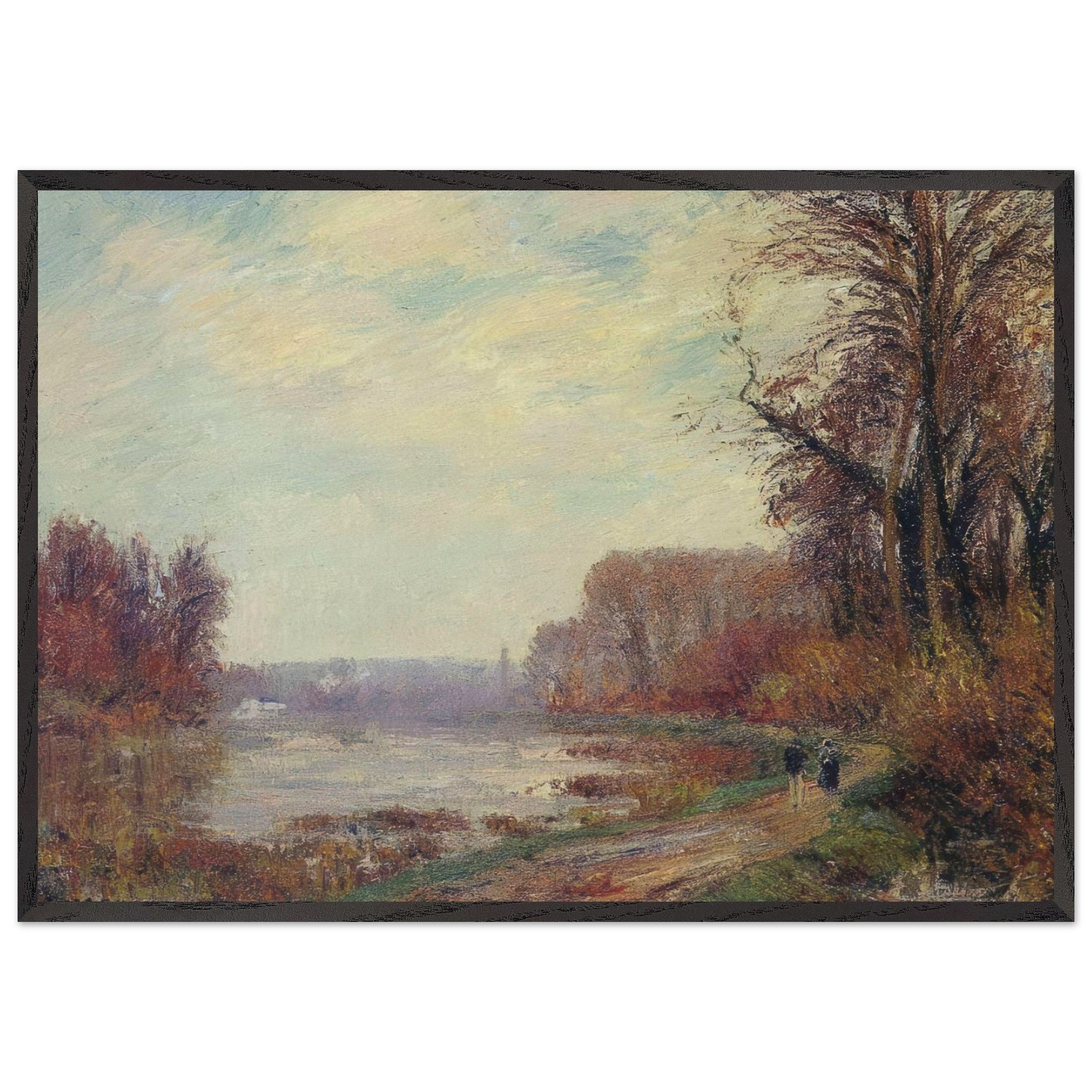 Woods by the Oise River by Gustave Loiseau — Framed art print at Zephyeer
