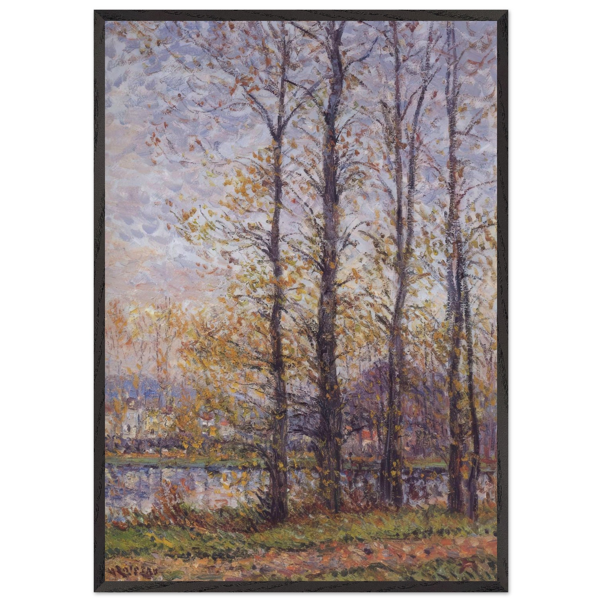 By the Oise at Precy by Gustave Loiseau — Framed art print at Zephyeer