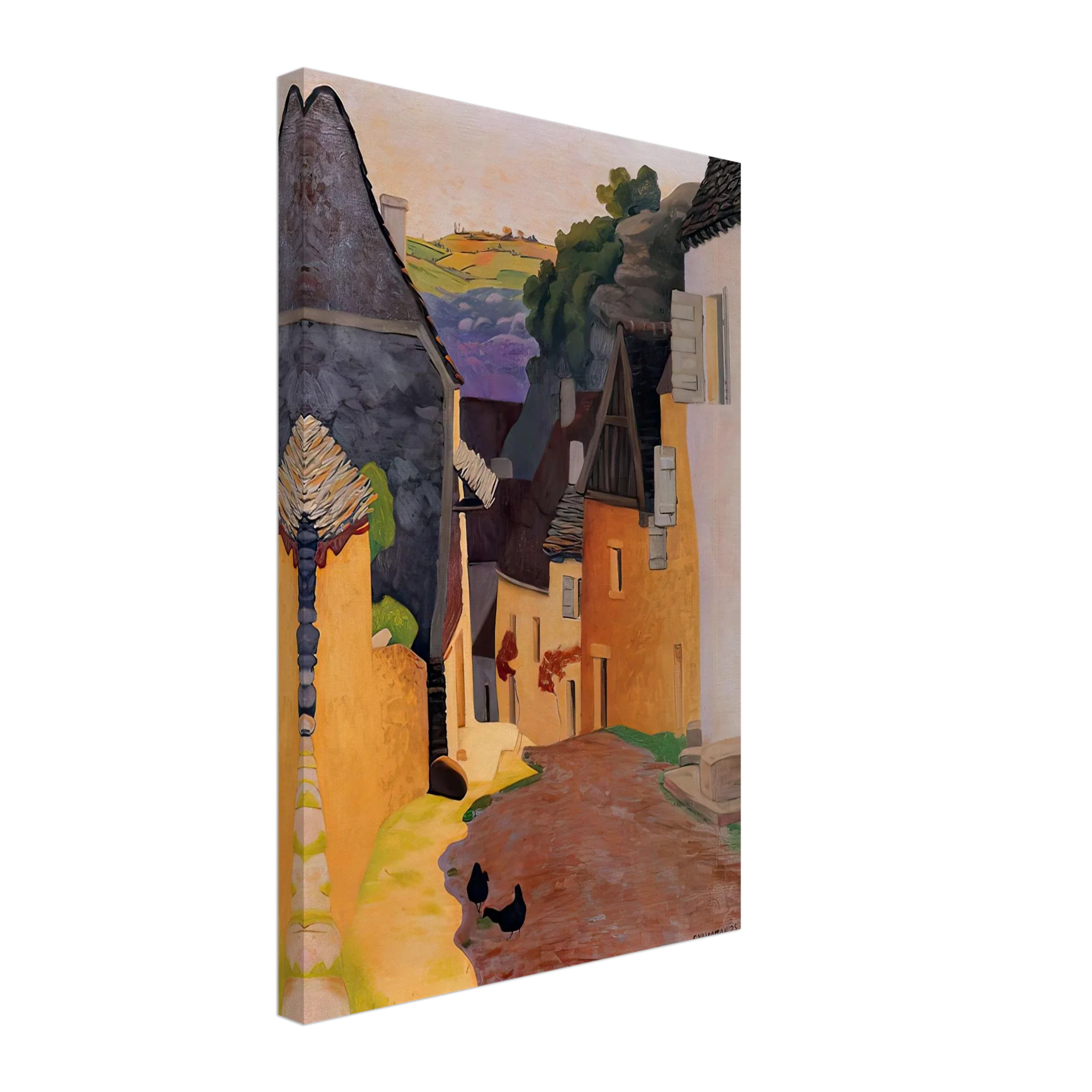 Rocamadour Landscape by Felix Vallotton — Framed art print at Zephyeer