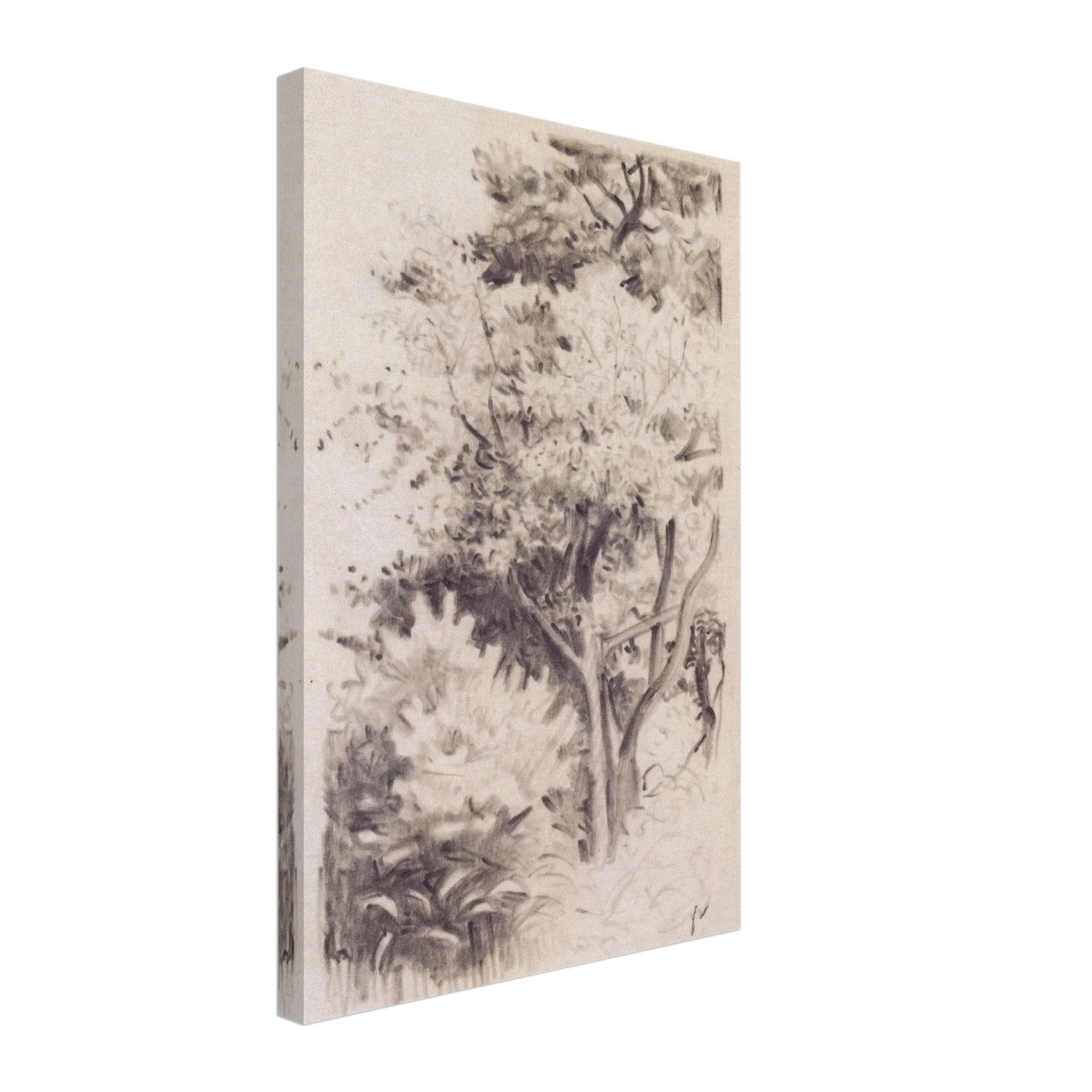 USous wood by Felix Vallotton — Framed art print at Zephyeer