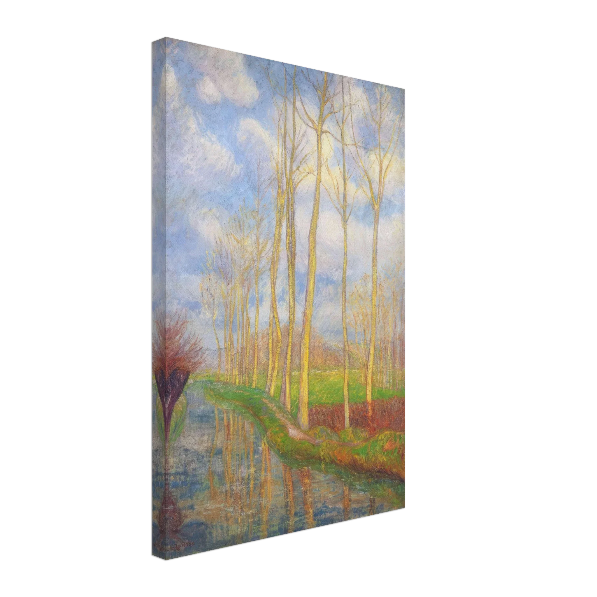 Poplars by Gustave Loiseau — Framed art print at Zephyeer