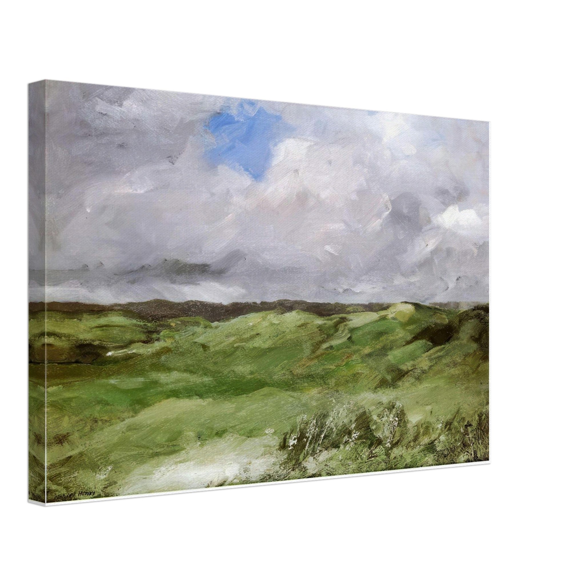Gray Dunes by Robert Henri — Framed art print at Zephyeer