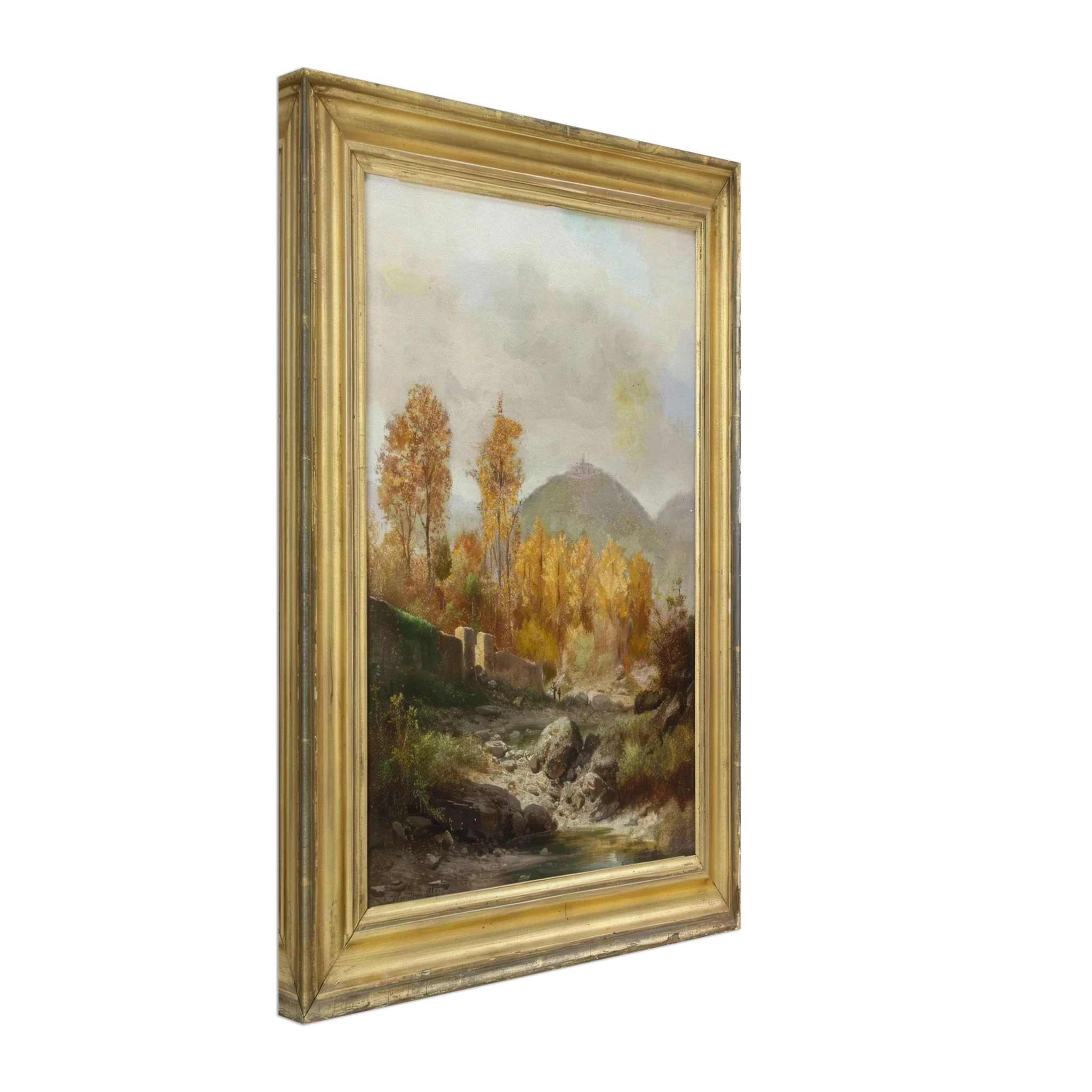 Mountain Landscape by Guido Agostini — Framed art print at Zephyeer