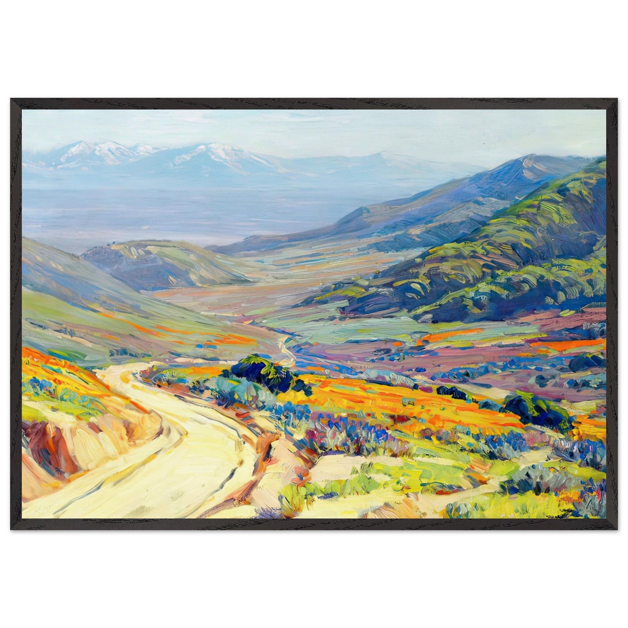 Poppies Antelope Valley by Benjamin Brown — Framed art print at Zephyeer