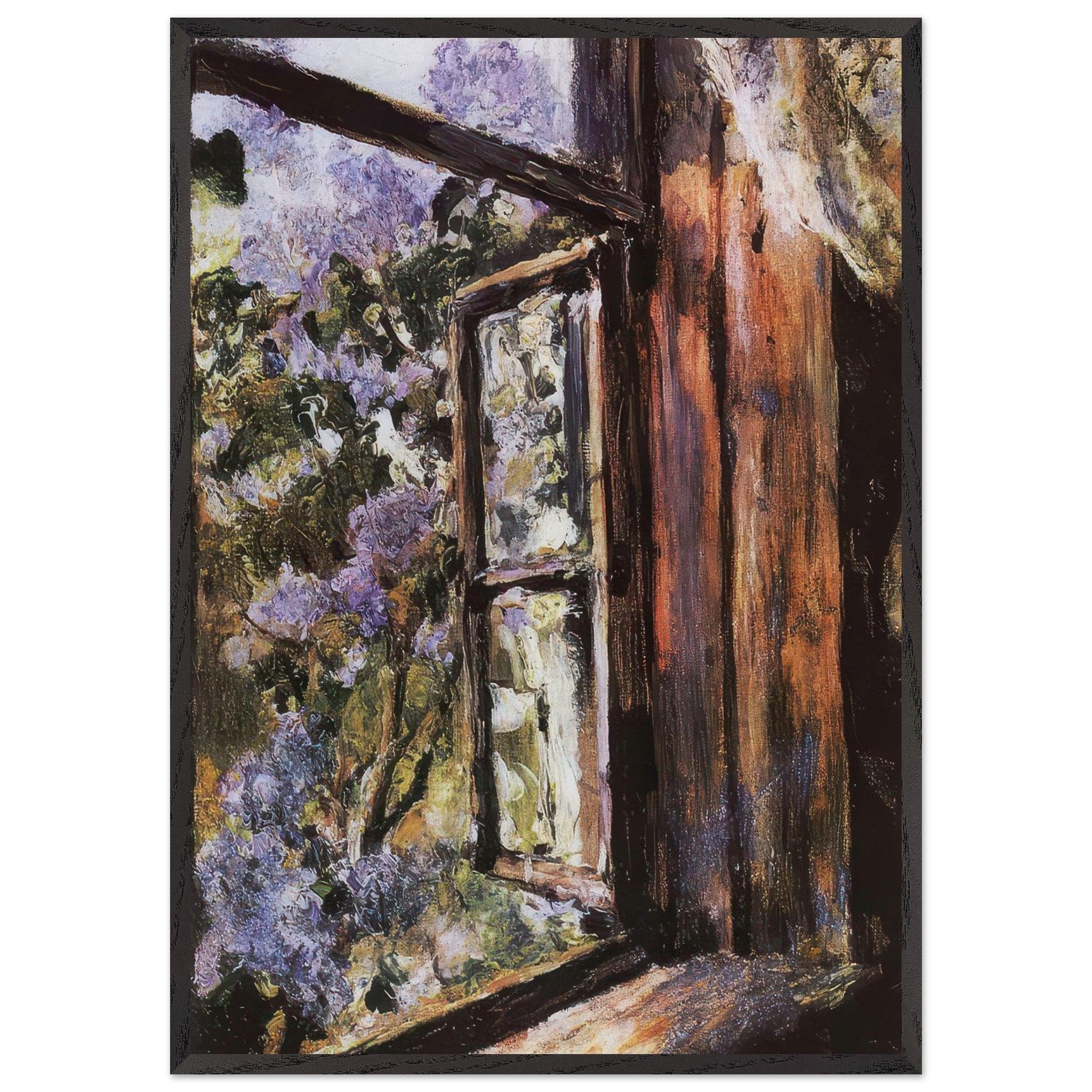 Open Window Lilacs by Valentin Serov — Framed art print at Zephyeer