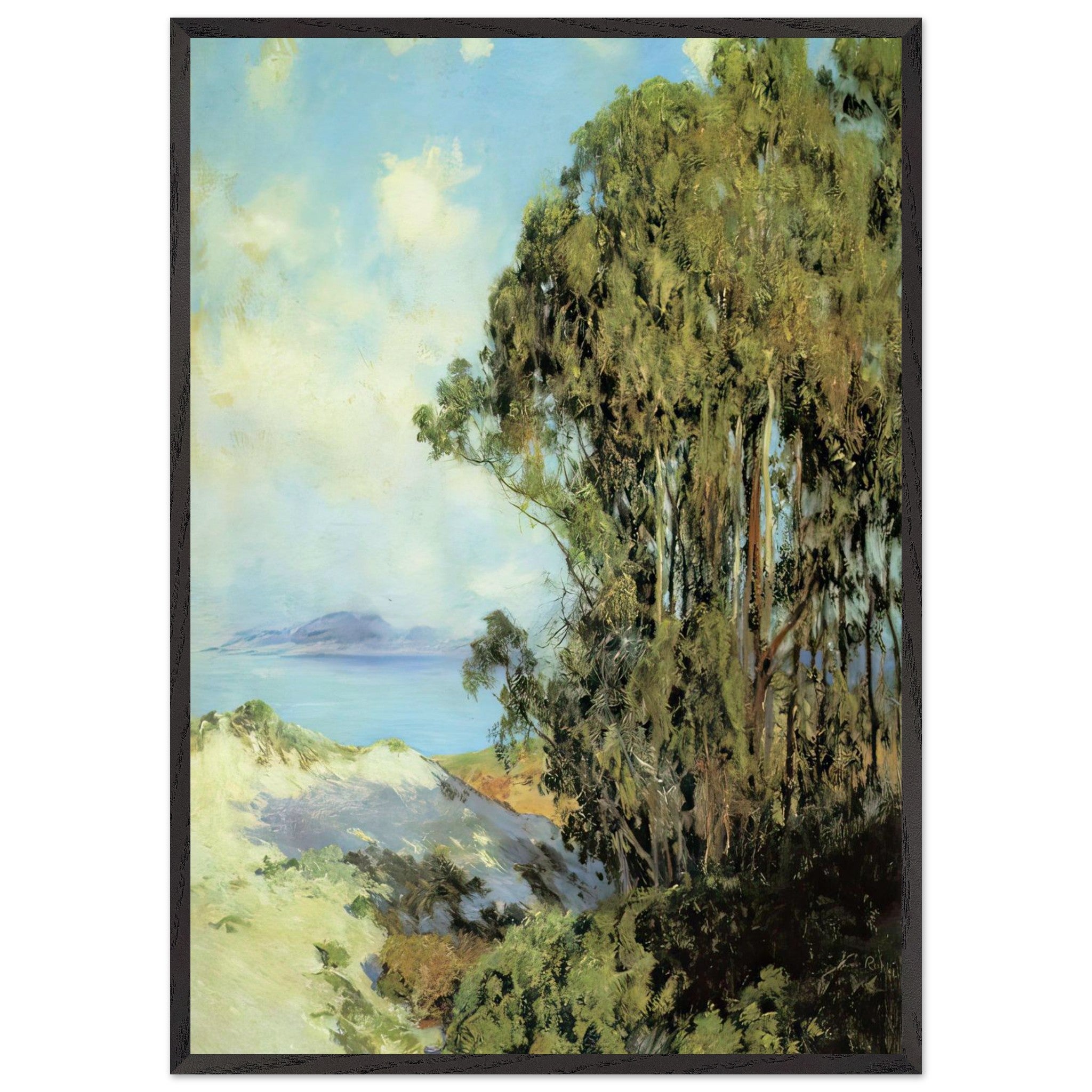 Lifting Fog Carmel by Guy Rose — Framed art print at Zephyeer