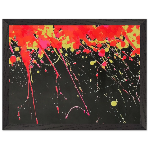 Fireworks - 1973 by Walasse Ting — Framed art print at Zephyeer