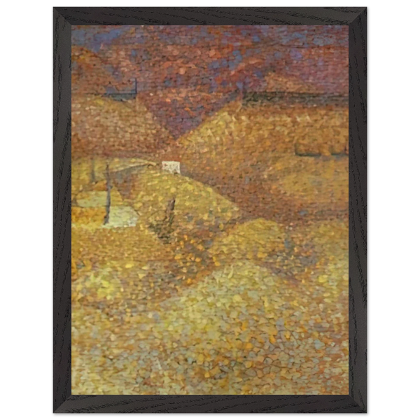 PINK LANDSCAPE 1960 by Bridget Riley — Framed art print at Zephyeer