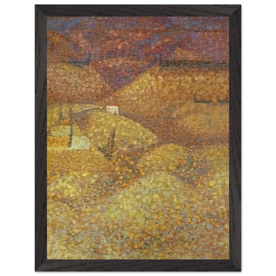 PINK LANDSCAPE 1960 by Bridget Riley — Framed art print at Zephyeer