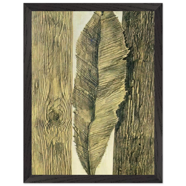 Leaf customs by Max Ernst — Framed art print at Zephyeer