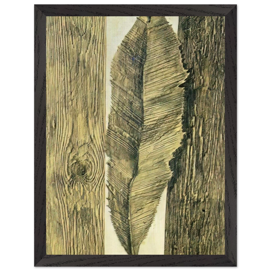 Leaf customs by Max Ernst — Framed art print at Zephyeer
