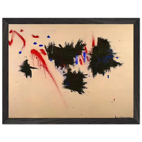 In the Vastness of Sorrowful Thoughts by Hans Hofmann — Framed art print at Zephyeer