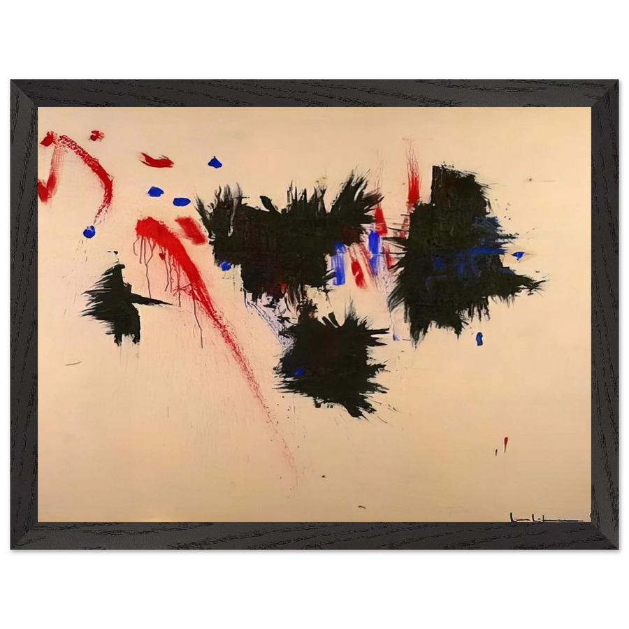 In the Vastness of Sorrowful Thoughts by Hans Hofmann — Framed art print at Zephyeer