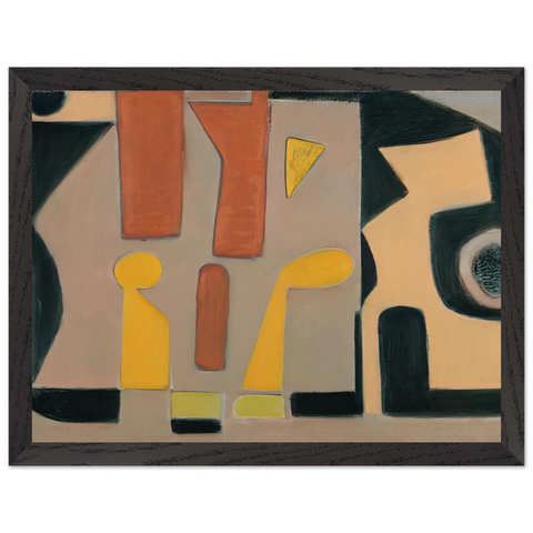 Strolling - 2008 United States by Will Barnet — Framed art print at Zephyeer