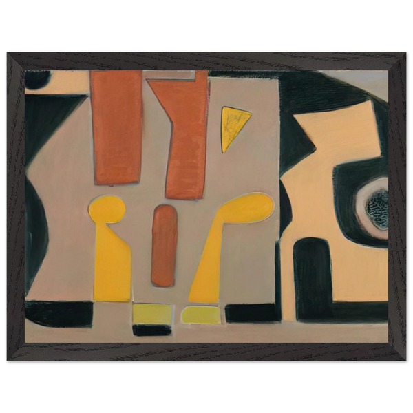 Strolling - 2008 United States by Will Barnet — Framed art print at Zephyeer