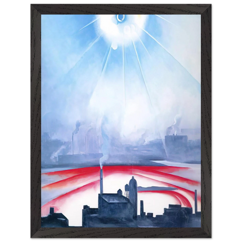 East River No 1 by Georgia O'Keeffe — Framed art print at Zephyeer