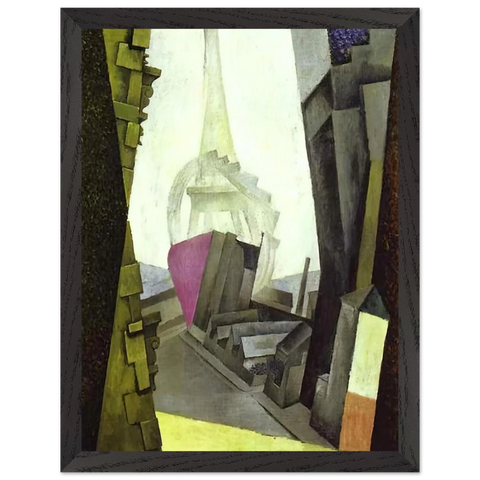 LA TOUR EIFFEL 1914 by Diego Rivera — Framed art print at Zephyeer