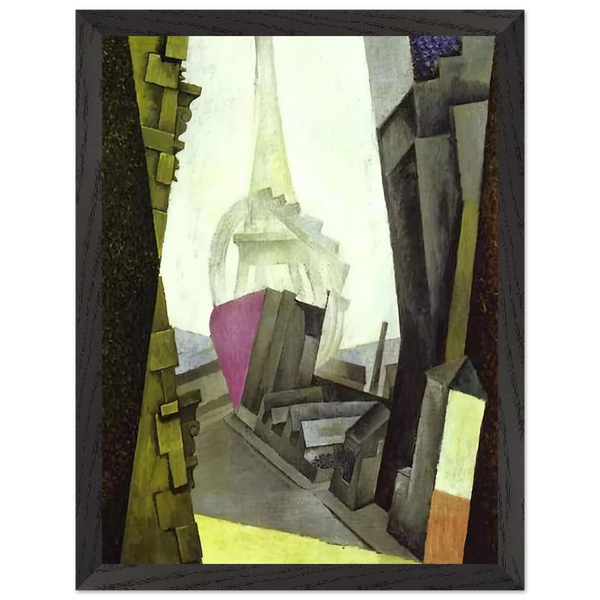 LA TOUR EIFFEL 1914 by Diego Rivera — Framed art print at Zephyeer