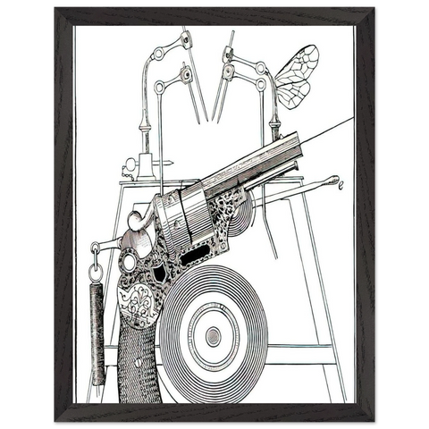 The Harmonious Fagot Illustration for The Misfortunes of the Immortals by Max Ernst — Framed art print at Zephyeer