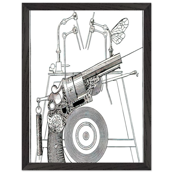 The Harmonious Fagot Illustration for The Misfortunes of the Immortals by Max Ernst — Framed art print at Zephyeer