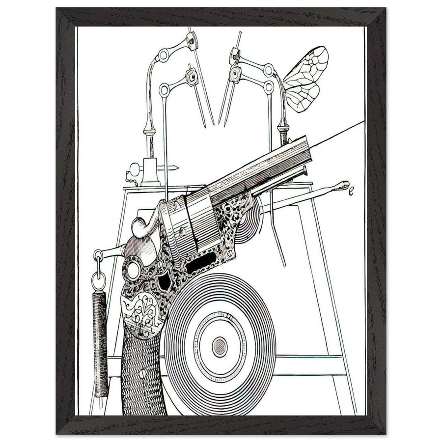 The Harmonious Fagot Illustration for The Misfortunes of the Immortals by Max Ernst — Framed art print at Zephyeer