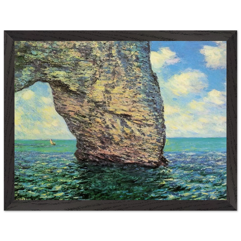 The Manneport at High Tide by Claude Monet — Framed art print at Zephyeer