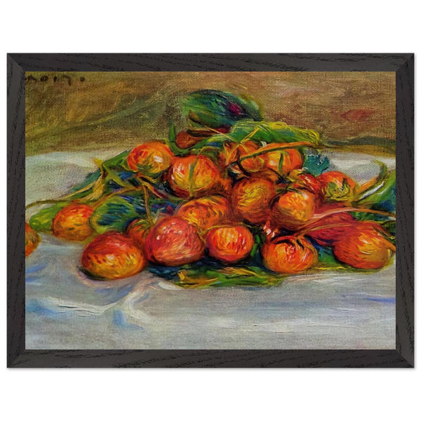 Strawberries by Pierre-Auguste Renoir — Framed art print at Zephyeer