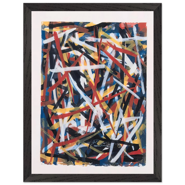 Brushstrokes by Sol LeWitt — Framed art print at Zephyeer