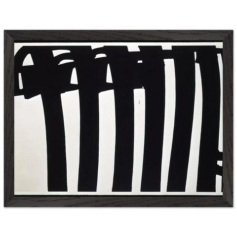Peinture 202 x 327 cm, 17 janvier 1970 - 1970 by Pierre Soulages — Framed art print at Zephyeer