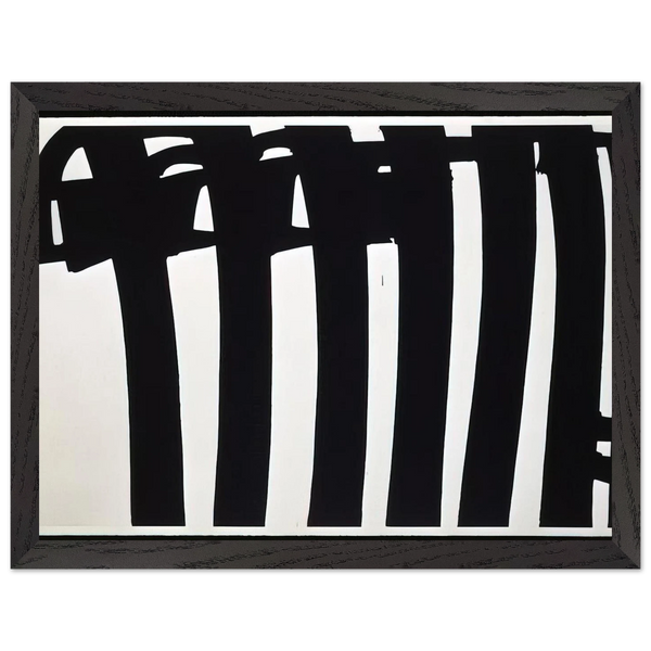 Peinture 202 x 327 cm, 17 janvier 1970 - 1970 by Pierre Soulages — Framed art print at Zephyeer