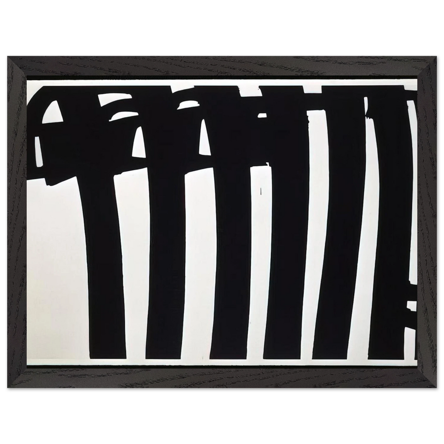 Peinture 202 x 327 cm, 17 janvier 1970 - 1970 by Pierre Soulages — Framed art print at Zephyeer