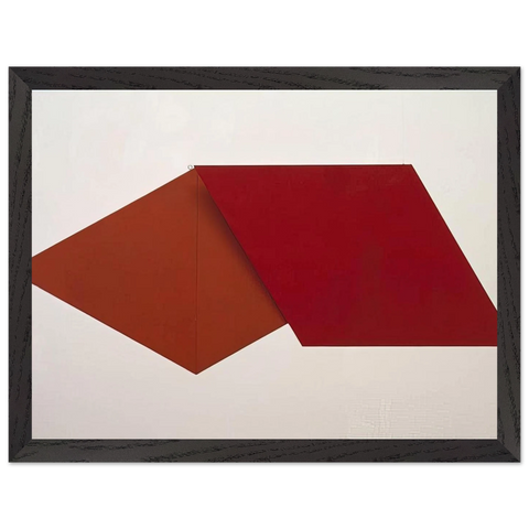 Spatial Relief red REL 036 - 1959 by Helio Oiticica — Framed art print at Zephyeer