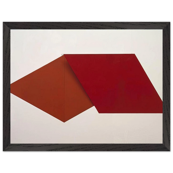 Spatial Relief red REL 036 - 1959 by Helio Oiticica — Framed art print at Zephyeer