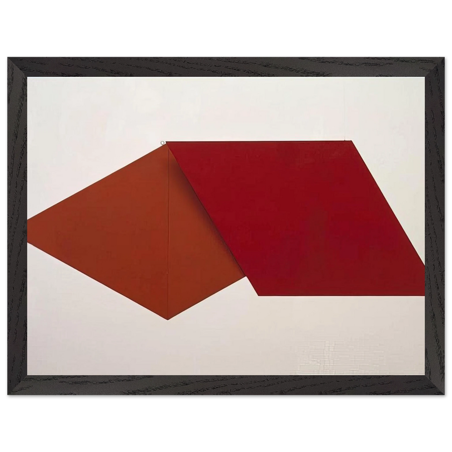 Spatial Relief red REL 036 - 1959 by Helio Oiticica — Framed art print at Zephyeer