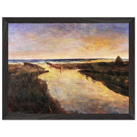 FOCE DEL CINQUALE 1928 by Carlo Carra — Framed art print at Zephyeer