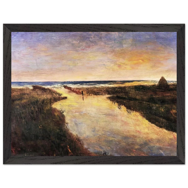 FOCE DEL CINQUALE 1928 by Carlo Carra — Framed art print at Zephyeer