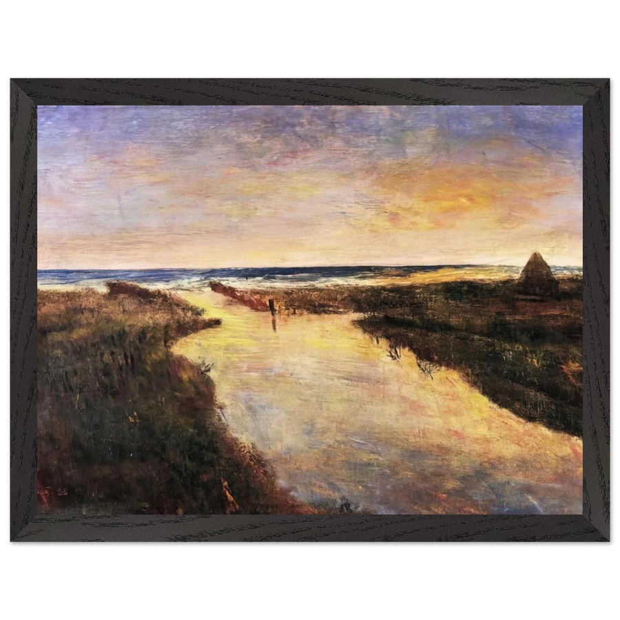 FOCE DEL CINQUALE 1928 by Carlo Carra — Framed art print at Zephyeer