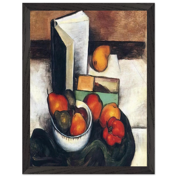 STILL LIFE WITH FRUIT AND VEGETABLES by Thomas Hart Benton — Framed art print at Zephyeer