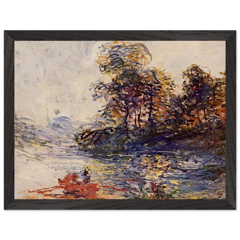 The River by Claude Monet — Framed art print at Zephyeer