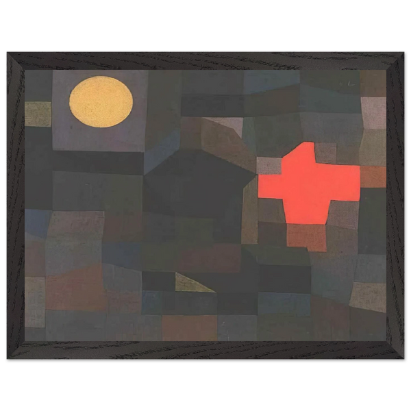 FIRE FULL MOON 1933 by Paul Klee — Framed art print at Zephyeer