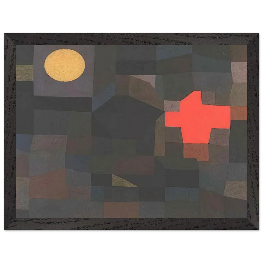 FIRE FULL MOON 1933 by Paul Klee — Framed art print at Zephyeer