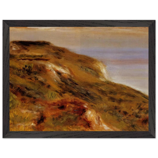 The Varangeville Church and the Cliffs by Pierre-Auguste Renoir — Framed art print at Zephyeer