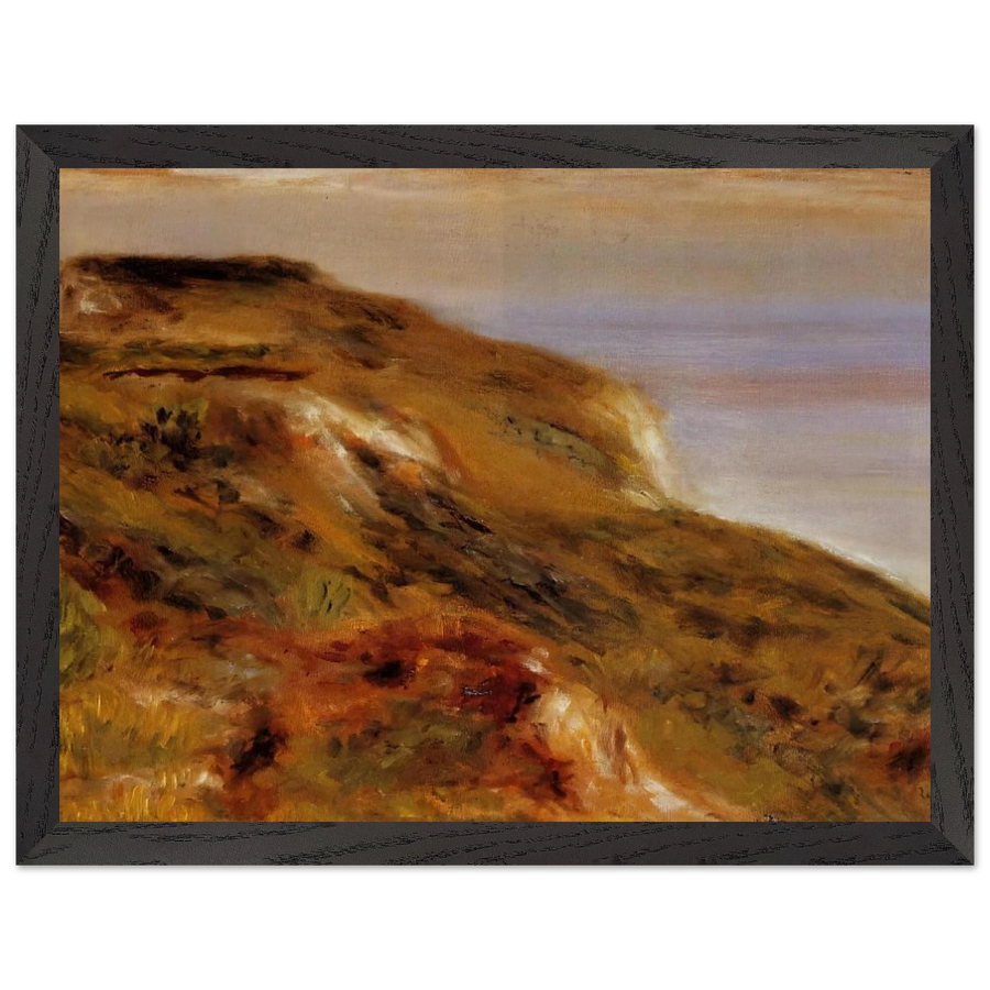The Varangeville Church and the Cliffs by Pierre-Auguste Renoir — Framed art print at Zephyeer