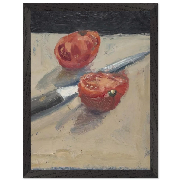 Knife  Tomato I by Richard Diebenkorn — Framed art print at Zephyeer