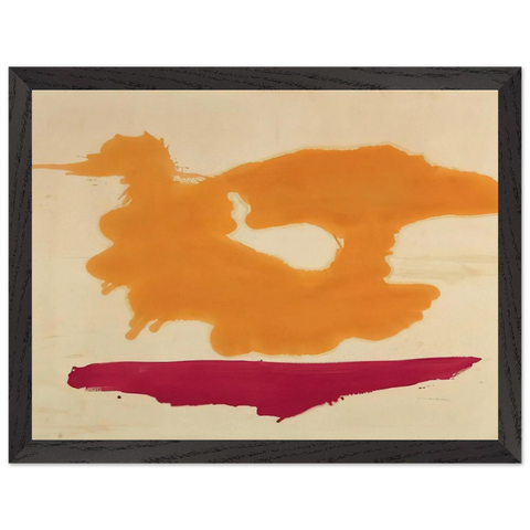 Only Orange - 1963 by Helen Frankenthaler — Framed art print at Zephyeer