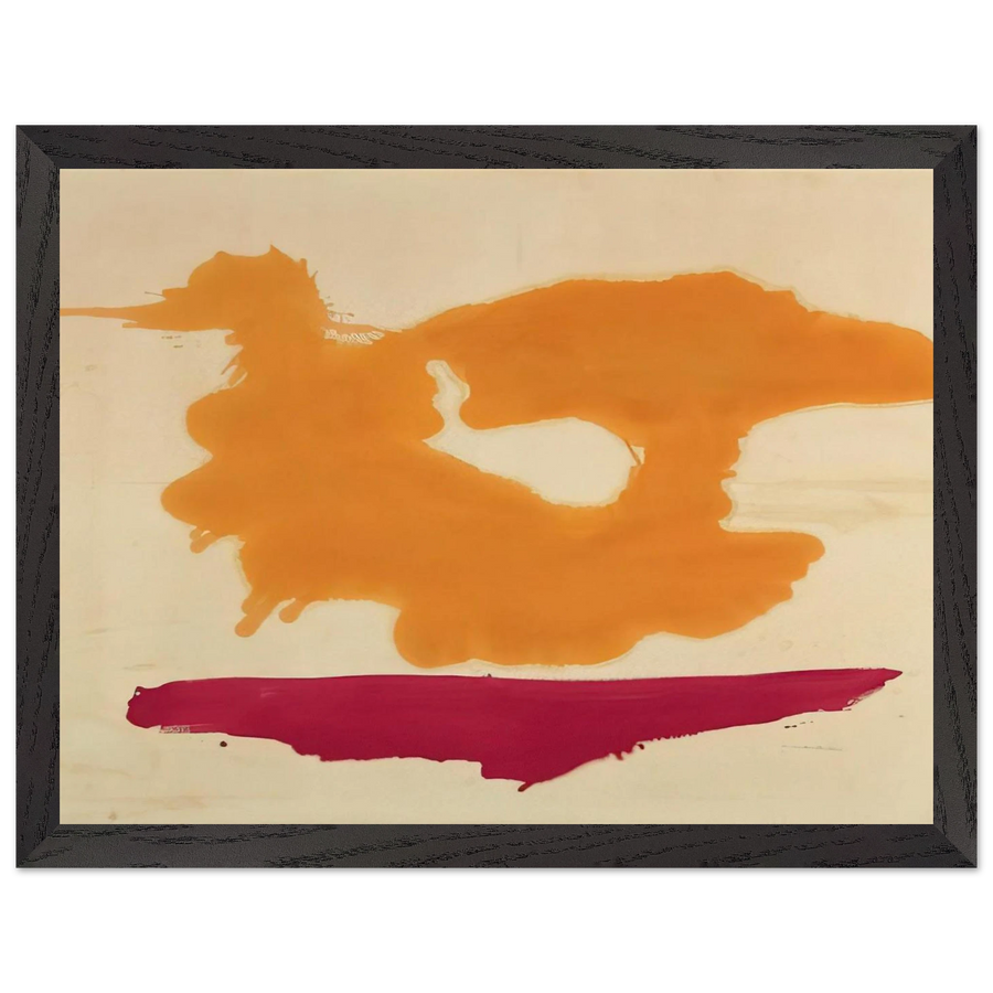 Only Orange - 1963 by Helen Frankenthaler — Framed art print at Zephyeer